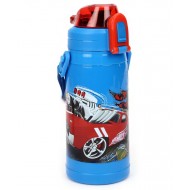 Hot Wheels 320ml Double Walled Sipper Bottle, Multi Color